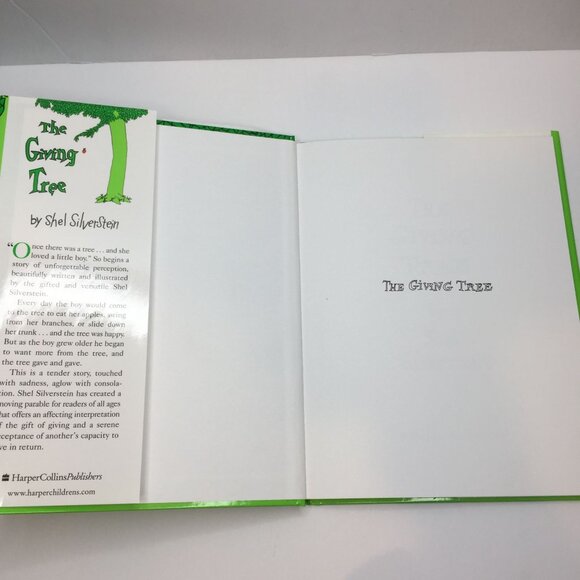 Vintage Kids The Giving Tree Shel Silverstein Hardcover Book With Dust Jacket - Picture 2 of 15